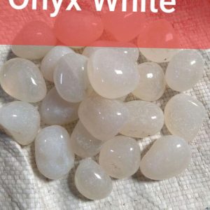 Onyx White Pebbles Stone